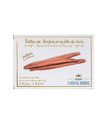 Alici del Cantábrico da 150gr (Peso Sgocciolato 60gr - Latta con linguetta) "10 FILETTI GRANDI" Su richiesta (quantità limitata)