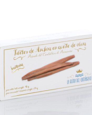 Alici del Cantábrico da 48gr (Peso Sgocciolato 29gr - Latta con linguetta) "CIRCA 9 FILETTI"
